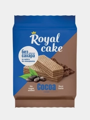 Вафли Protein Rex Royal cake "Какао", на сорбите, 120 г