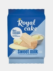 Вафли Protein Rex Royal cake "Сгущенное молоко", на сорбите, 120 г