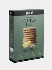 Печенье Protein Rex GLUTEN FREE, с рисовой мукой и кусочками яблока, 200 г