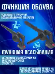 Черный воздуходувка 2 в 1, аккумуляторная. портативная беспроводная с функцией всасывания