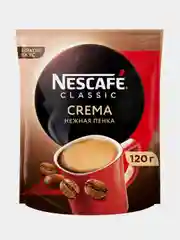 Кофе растворимый Nescafe Classic Crema "Нежная пенка", 120 г