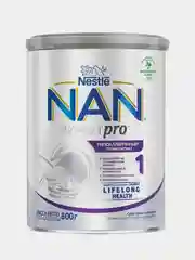 Смесь детская NAN 1 ExpertPro, гипоаллергенный, сухая молочная, с рождения, 800 г