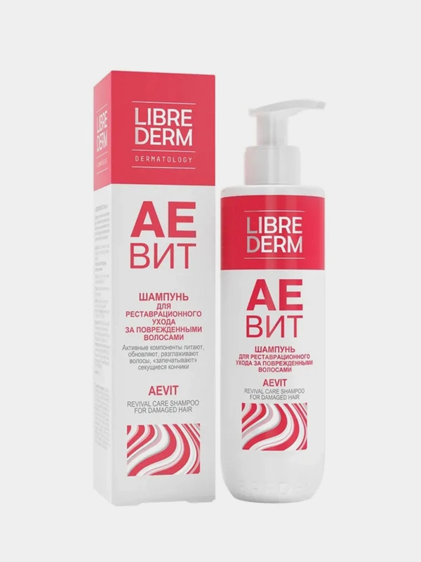 Шампунь для поврежденных волос LIBREDERM HAIR CARE Аевит, 250 мл