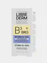 Сыворотка-концентрат LIBREDERM BRG+ВИТАМИН В3, отбеливающая, от пигментных пятен, 15 мл