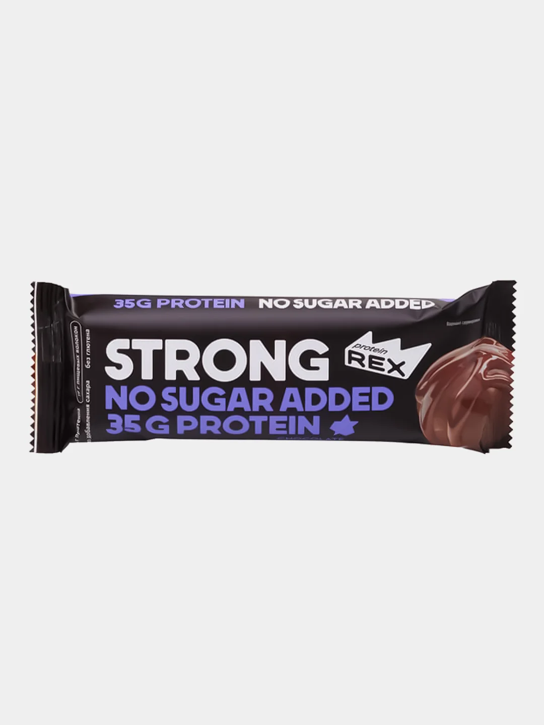Батончик Protein Rex STRONG "Шоколадный", протеиновый, 12 штук по 100 г