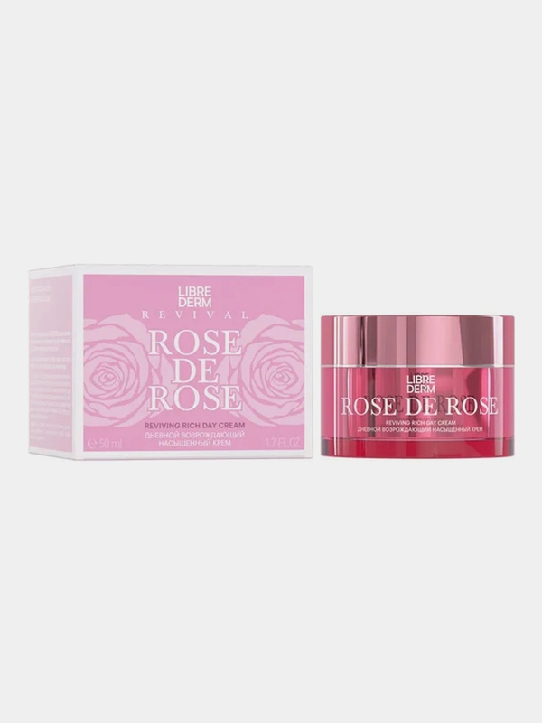 Крем дневной LIBREDERM ROSE DE ROSE, насыщенный, возрождающий, 50 мл