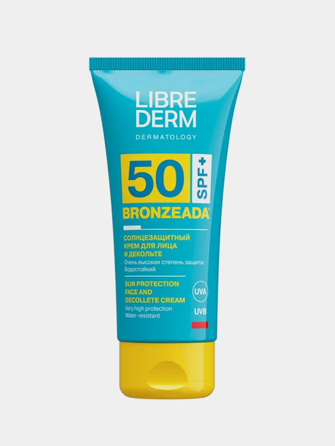 Солнцезащитный крем для лица и зоны декольте LIBREDERM BRONZEADA, SPF50, 50 мл