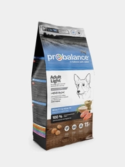 Корм сухой ProBalance "Adult Light" для взрослых собак всех пород, 15 кг