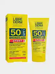 Солнцезащитный гель Librederm BRONZEADA SPORT, для лица и тела, SPF 50, 150 мл