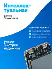 Power Bank 10.000 мач, быстрая зарядка, 20W со встроенными кабелями