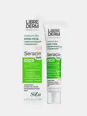 Крем-гель для лица LIBREDERM Серацин ДУО, корректирующий, светло-бежевый тон, 40 мл