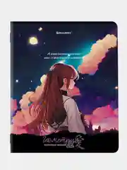 Тетрадь предметная BRAUBERG "ANIME GIRLS", по геометрии, клетка, 48 листов