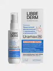 Крем для лица ночной LIBREDERM URAMAX с церамидами и мочевиной 5%, увлажняющий, 50 мл