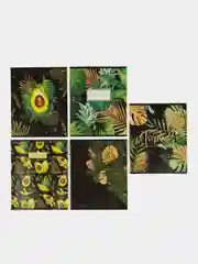 Набор из 5 тетрадей 48 листов Tropical avocado (белые листы)