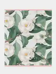 Тетрадь BRAUBERG "Bloom", скоба, клетка, обложка картон, 96 листов, А5