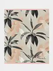 Тетрадь BRAUBERG "Bloom", скоба, клетка, обложка картон, 96 листов, А5