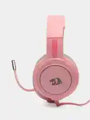 Розовый наушники игровые с микрофоном Defender Mento RGB, светящиеся с подсветкой