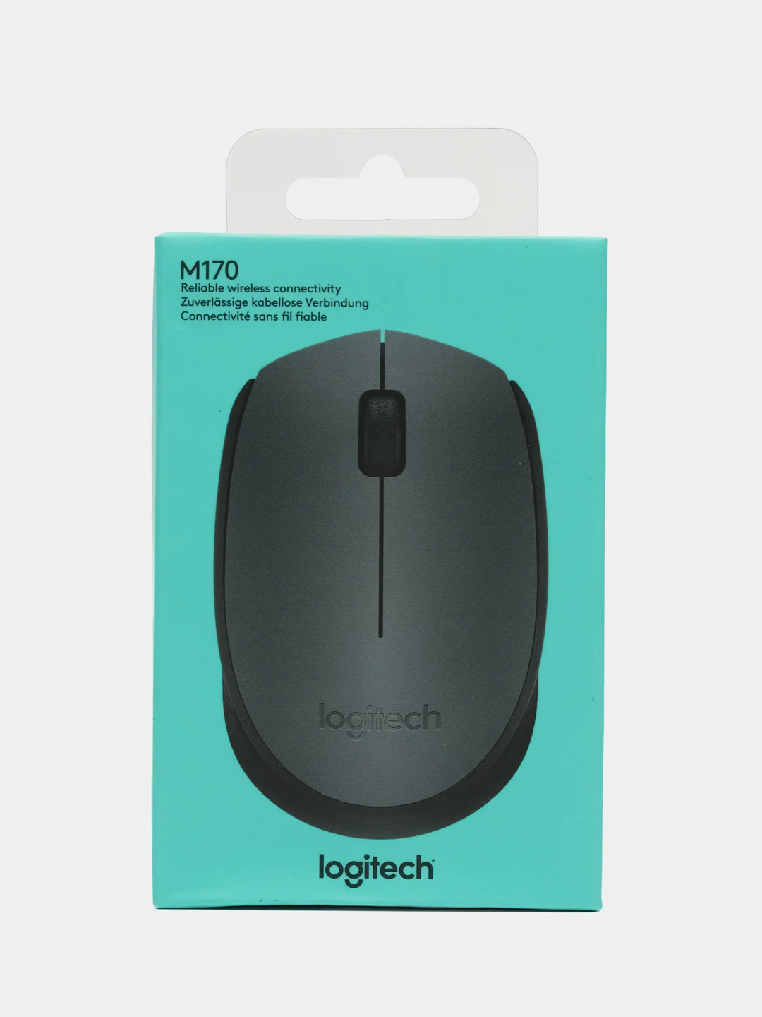 Черный мышь Logitech M170 беспроводная, USB