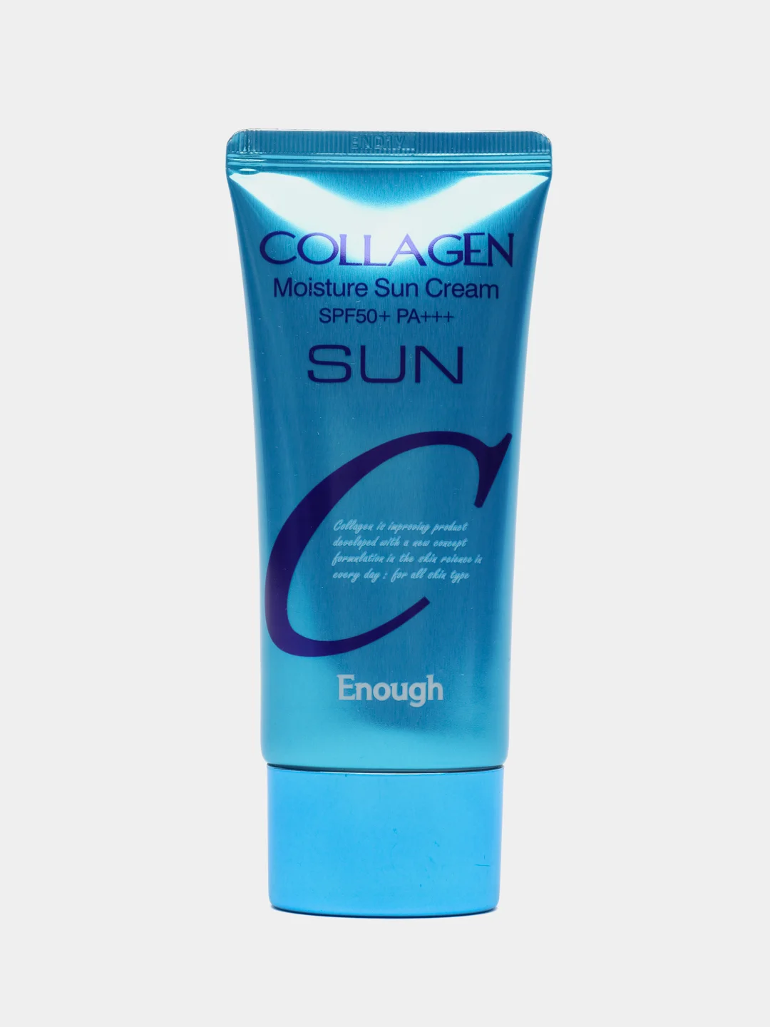 Голубой солнцезащитный крем от загара для лица и тела SPF50+, увлажняющий