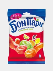 Фруктовые леденцы БОН ПАРИ Фруктовый микс, Ассорти, 500г