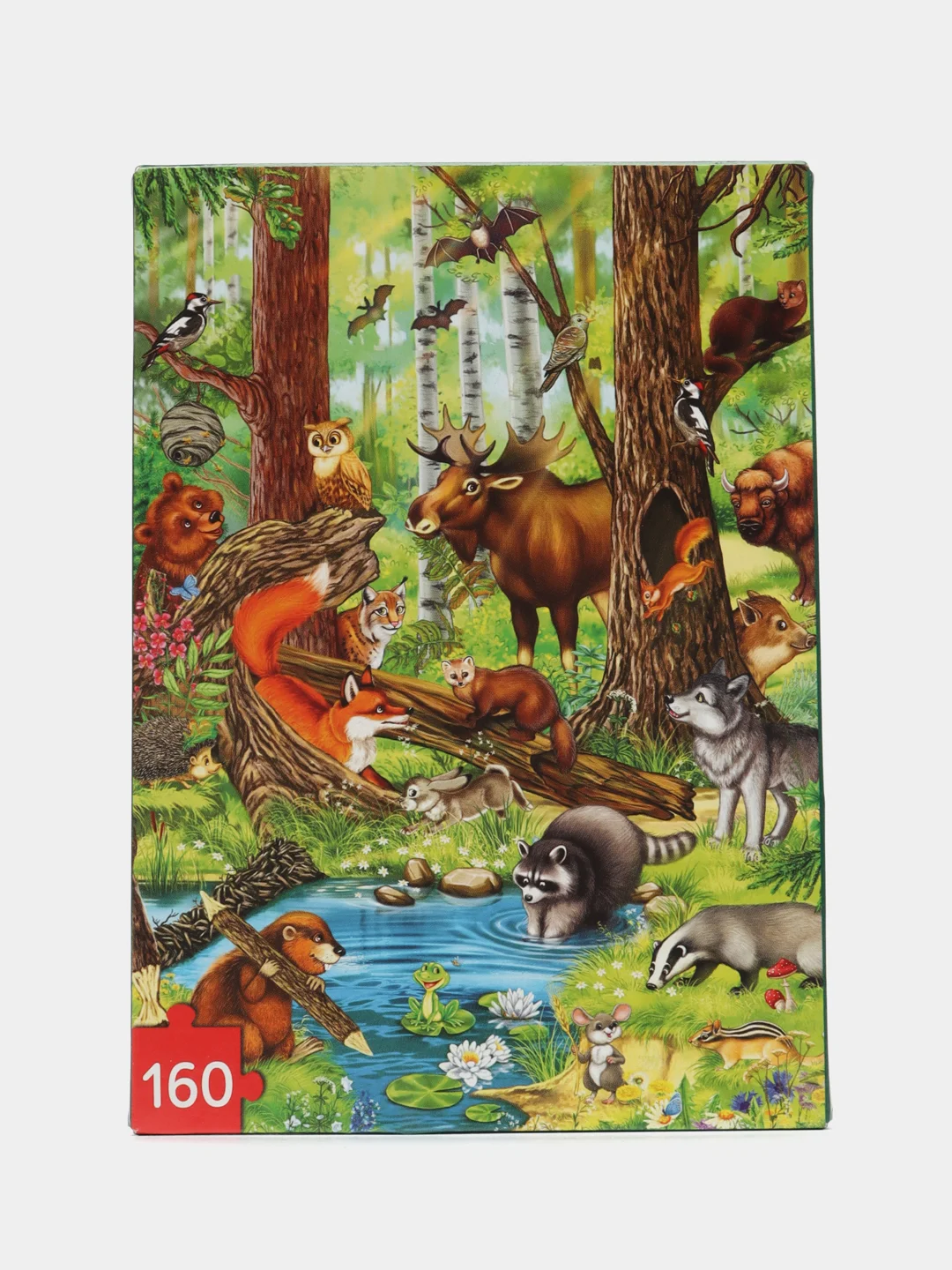 Коричневый пазл, 160 элементов