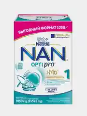 Смесь детская NAN OptiPro 1 сухая молочная, 0-6 мес, (2x525 г), 1050 г