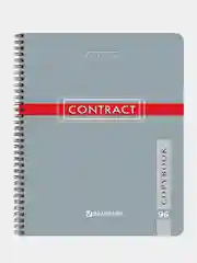 Тетрадь BRAUBERG "Contract", А5, гребень, клетка, 96 листов