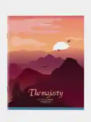 Тетрадь BRAUBERG "Majesty", А5, скоба, клетка, 2 штуки, 48 листов