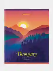 Тетрадь BRAUBERG "Majesty", А5, скоба, клетка, 2 штуки, 48 листов