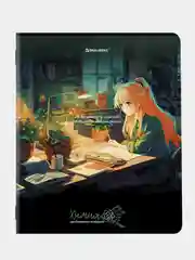 Тетрадь предметная BRAUBERG "Anime girls", по химии, клетка, 48 листов