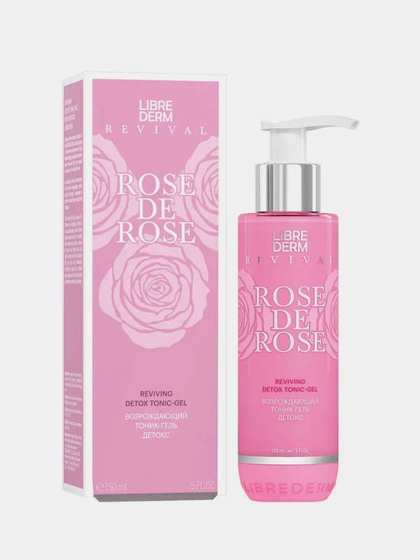 Тоник-гель LIBREDERM ROSE DE ROSE, детокс, возрождающий, 150 мл