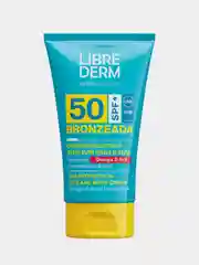 Солнцезащитный крем LIBREDERM BRONZEADA с Омега 3-6-9 и термальной водой, SPF50, 150 мл