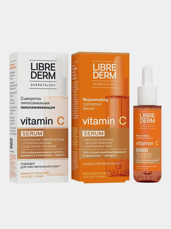 Сыворотка для лица LIBREDERM Vitamin C, липосомальная, омолаживающая, 40 мл