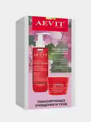 Набор AEVIT BY LIBREDERM Тонизирующее очищение и уход за кожей лица