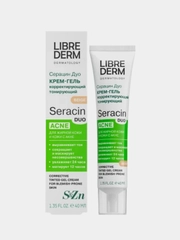 Крем-гель LIBREDERM Серацин ДУО, корректирующий, бежевый тон, 40 мл