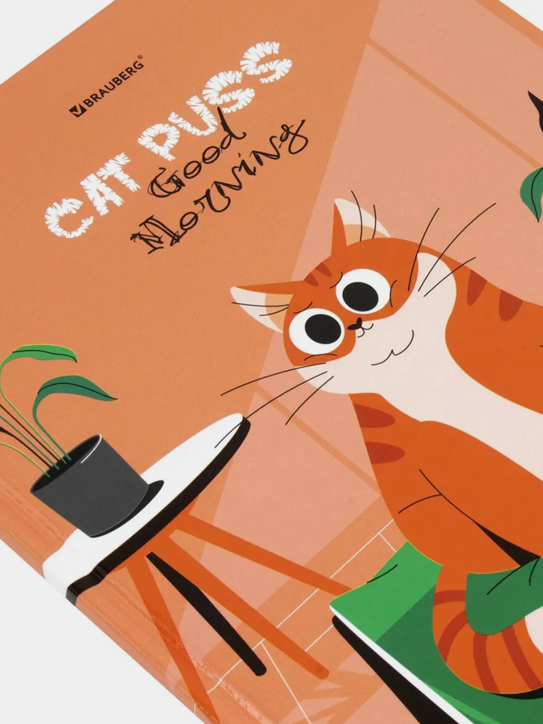 Дневник 1-11 класс BRAUBERG "Cute cat", твердый, глянцевая ламинация, 40 листов