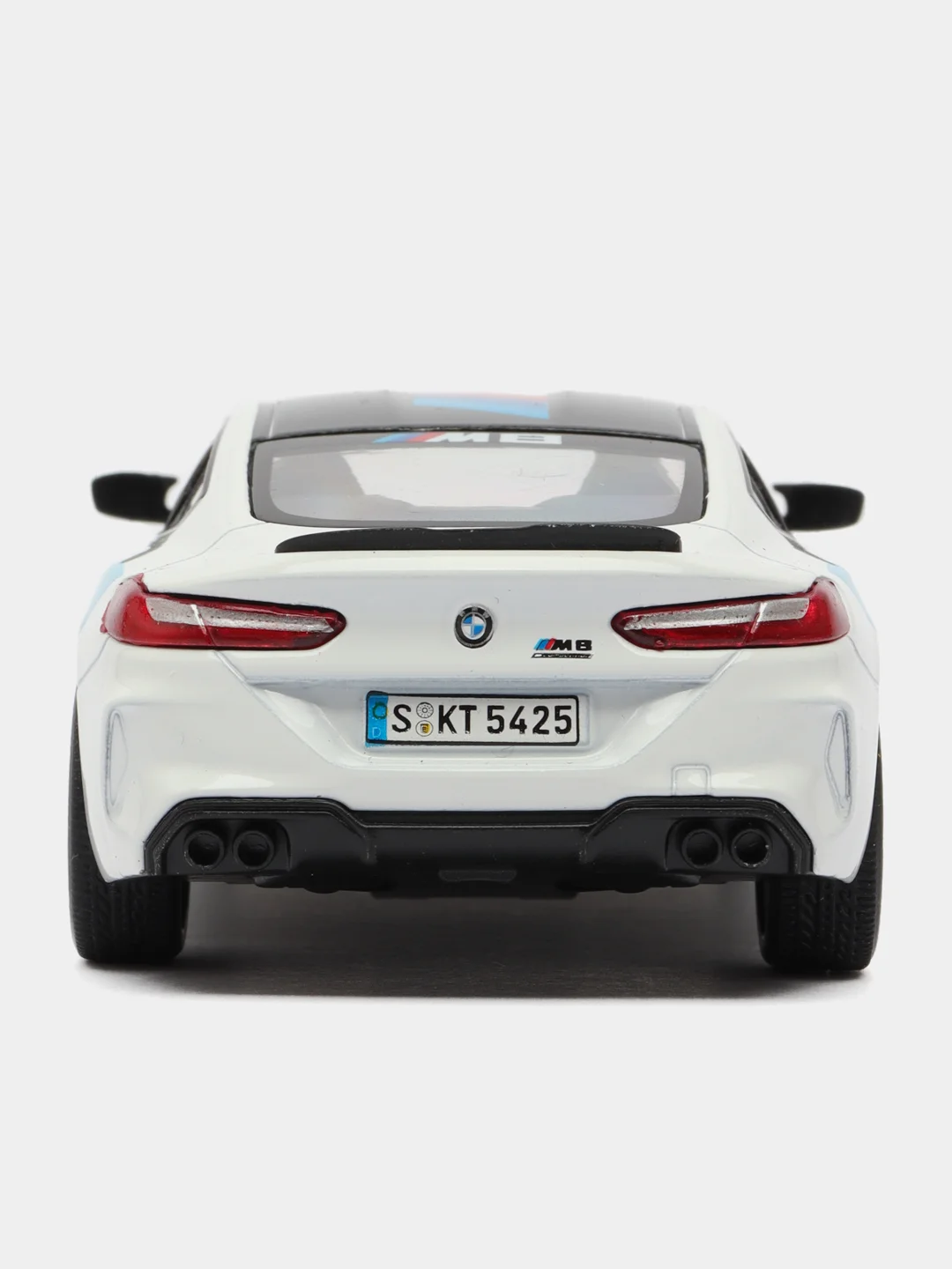 Белый металлическая машинка BMW M8 Competition Coupe 1:38 kinsmart KT5425D KT5425DF