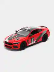 Бордовый металлическая машинка BMW M8 Competition Coupe 1:38 kinsmart KT5425D KT5425DF