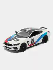 Белый металлическая машинка BMW M8 Competition Coupe 1:38 kinsmart KT5425D KT5425DF