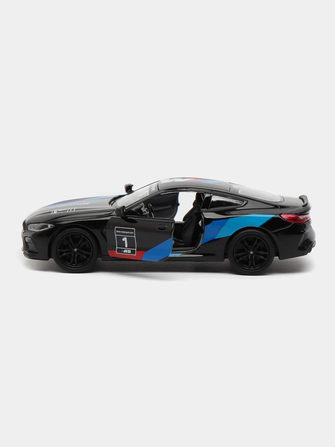 Хром металлическая машинка BMW M8 Competition Coupe 1:38 kinsmart KT5425D KT5425DF