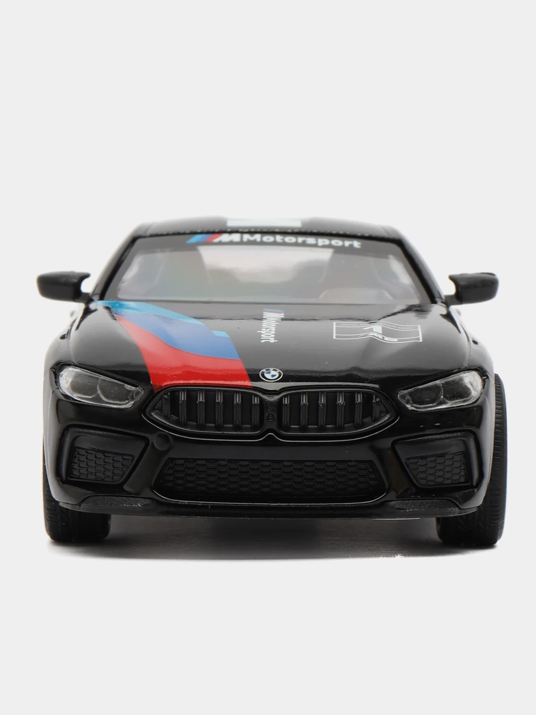 Хром металлическая машинка BMW M8 Competition Coupe 1:38 kinsmart KT5425D KT5425DF