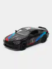 Хром металлическая машинка BMW M8 Competition Coupe 1:38 kinsmart KT5425D KT5425DF