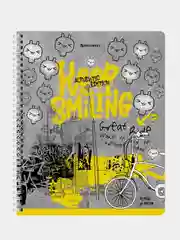 Тетрадь BRAUBERG "Urban Style", А5, 48 листов, гребень, клетка