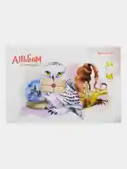 Альбом для рисования BRAUBERG "Магия", А4, скоба, 40 листов