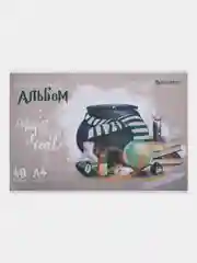 Альбом для рисования BRAUBERG "Магия", А4, скоба, 40 листов
