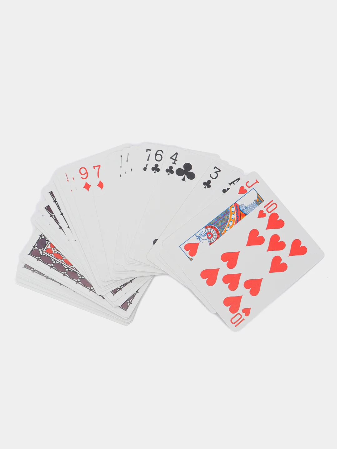 Карты игральные пластиковые, 2 колоды по 54 карты, для покера и других игр, 25 мкр, футляр