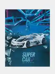 Дневник 1-11 класс BRAUBERG "Super car", твердый, глянцевая ламинация, 40 листов