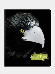 Тетрадь BRAUBERG "Wild eyes", скоба, клетка, А5, 48 листов, комплект 2 штуки