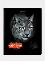 Тетрадь BRAUBERG "Wild eyes", скоба, клетка, А5, 48 листов, комплект 2 штуки