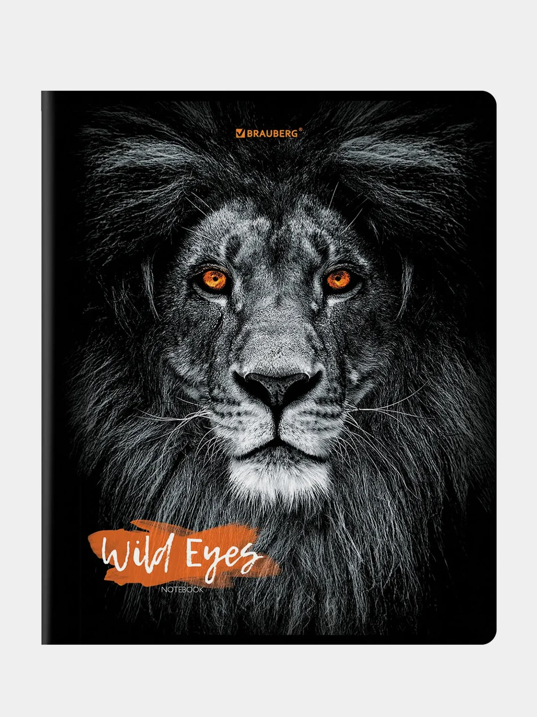 Тетрадь BRAUBERG "Wild eyes", скоба, клетка, А5, 48 листов, комплект 2 штуки